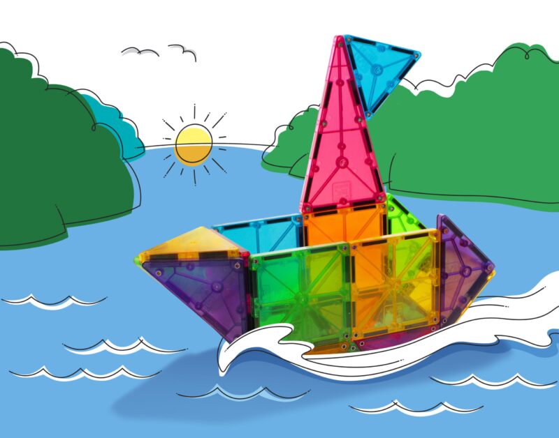 Magna-Tiles Magnetic Toy 32 pieces - Image 7