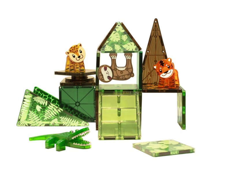 Magna-Tiles Magnetic Toy 25-piece Jungle - Image 5