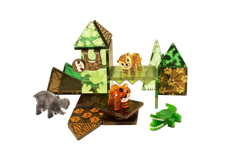 Magna-Tiles Magnetic Toy 25-piece Jungle - Image 3
