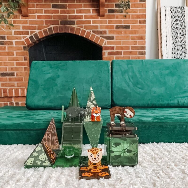 Magna-Tiles Magnetic Toy 25-piece Jungle - Image 6