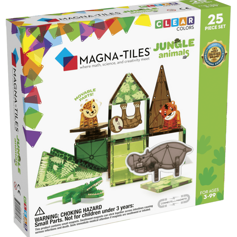 Magna-Tiles Magnetic Toy 25-piece Jungle