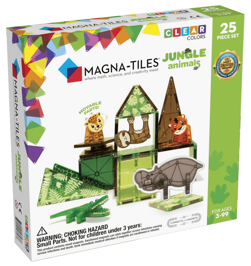 Magna-Tiles Magnetic Toy 25-piece Jungle