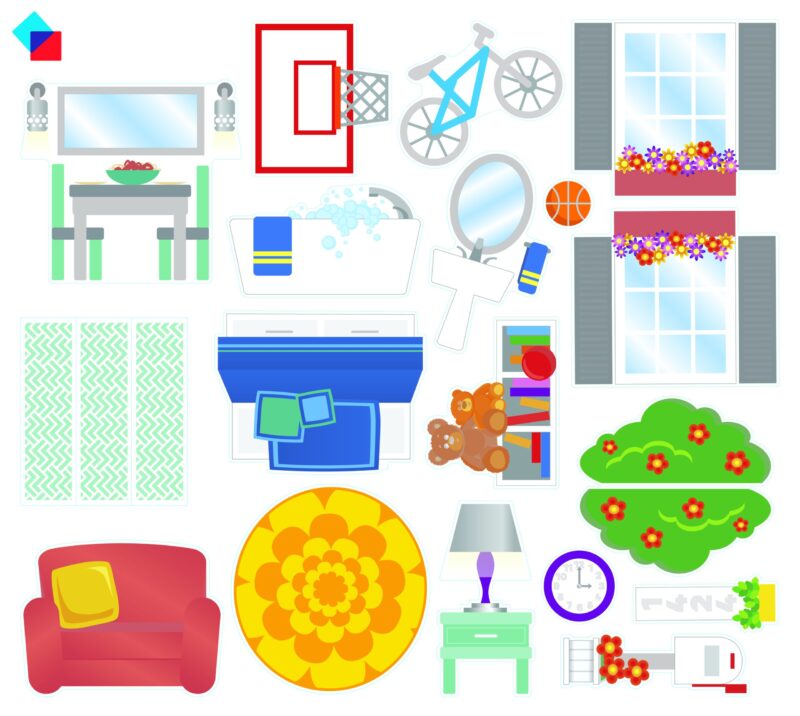 Magna-Tiles 28 piece House Magnetic Toy - Image 10