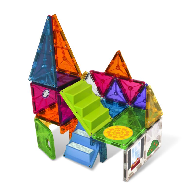 Magna-Tiles 28 piece House Magnetic Toy - Image 4