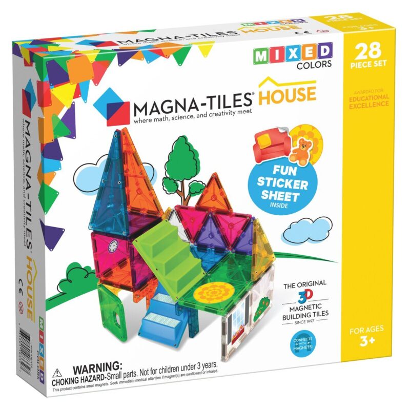 Magna-Tiles 28 piece House Magnetic Toy