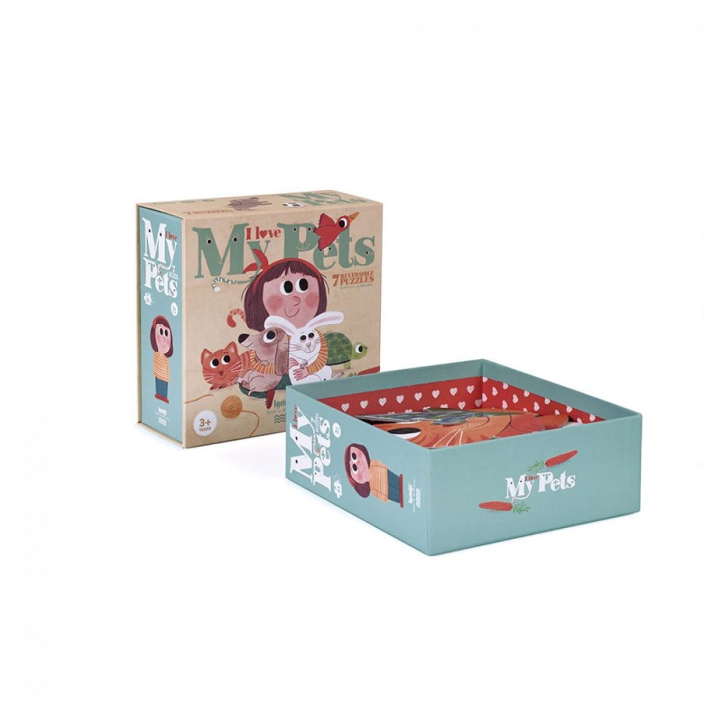 I Love My Pets Puzzle 21 Reversible pcs by Londji - Image 4