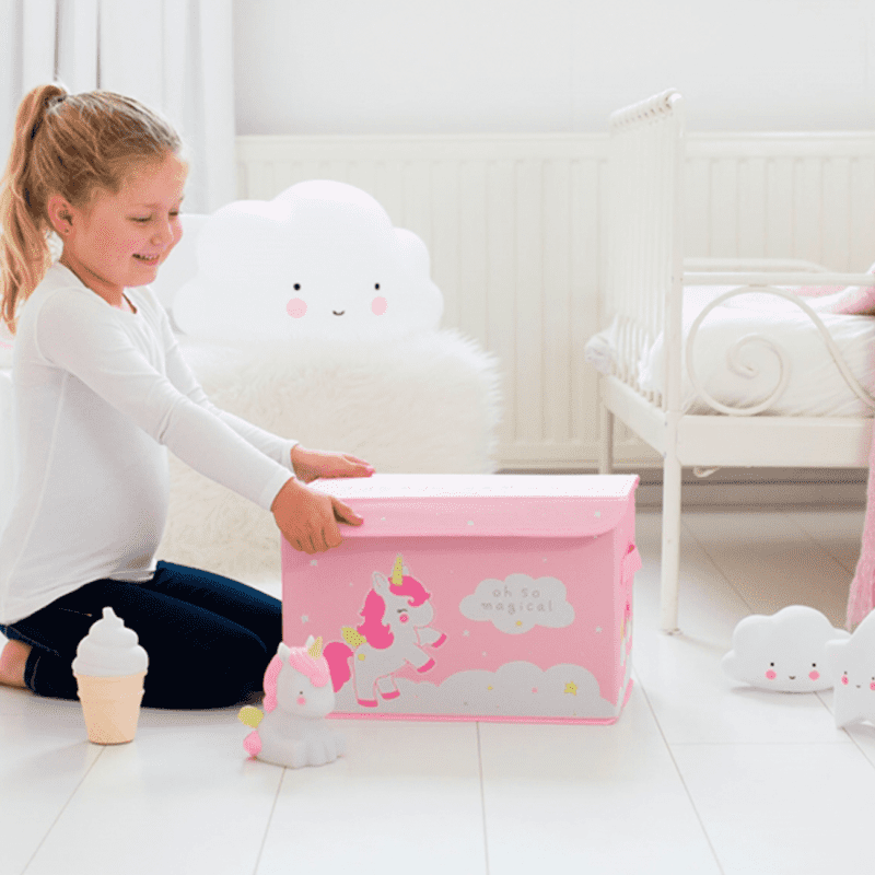 Unicorn Storage Box by A Little Lovely Company - Image 2