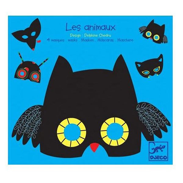 Djeco 4 Animal Masks