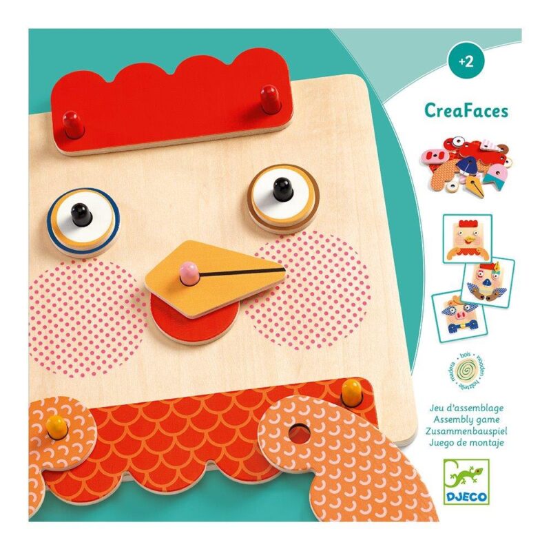 Wooden educational game Emoticons by Djeco