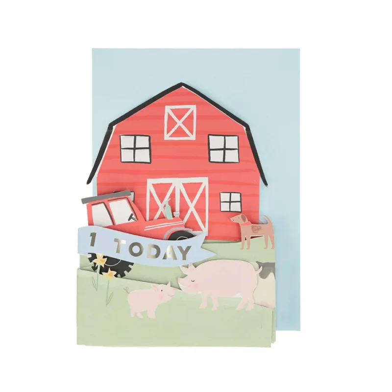 Meri Meri Greeting Card On the Farm