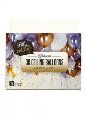 Balloons with metallic color by Talking Tables