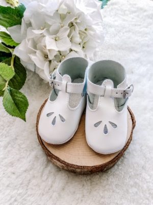 Baptism Leather Shoes Drops