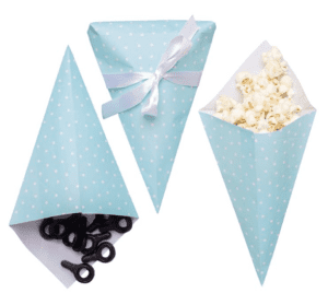 Blue paper cones by Jabadabado
