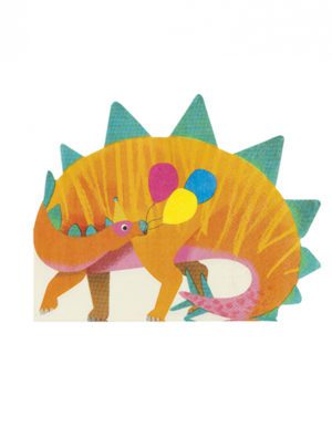 Dinosaur Shaped Napkin by Talking Tables