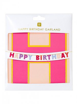 Happy Birthday Garland by Talking Tables
