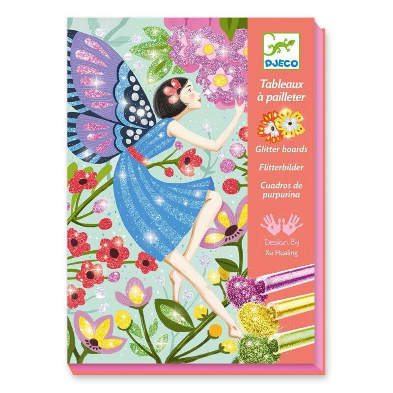 I create with glitter 4 images Fairies by Djeco