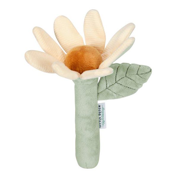 LITTLE DUTCH. Fabric rattle Flower