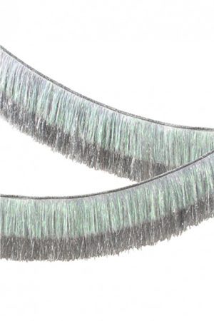 Meri Meri Garland Silver Iridescent Tinsel Fringe