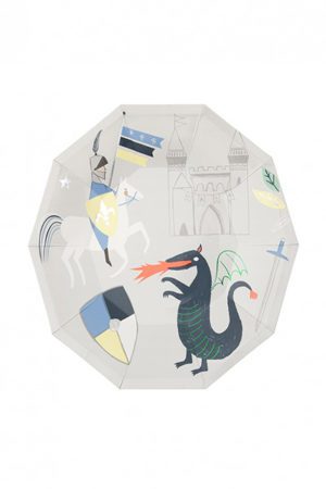 Meri Meri Plate Big Knight and Dragon