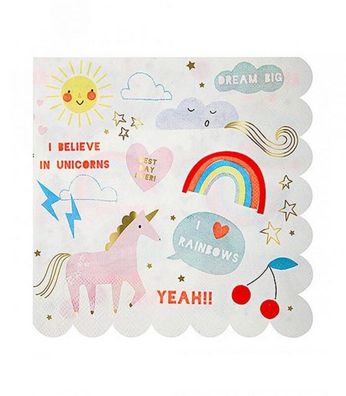 Meri Meri Rainbow Napkin 16pcs