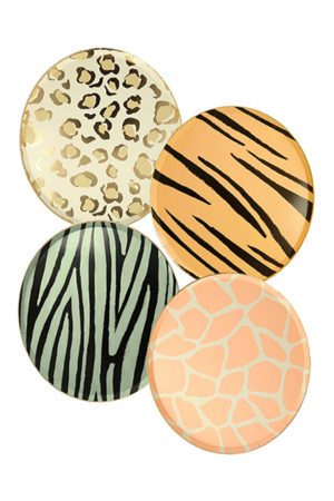 Meri Meri Sweet Plate Safari Animal Print