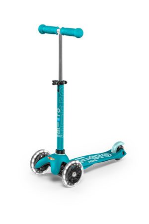 Mini Micro Deluxe LED skate - Light blue