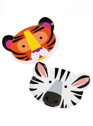 Plate Party Animal Face by Talking Tables