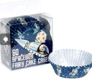 Set of 60 Spaceboy Cupcake Cases by Rex Inter