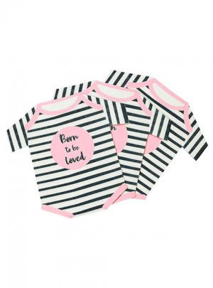 Talking Napkin Born to be loved Pink