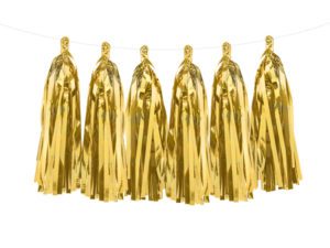 Tassel Garland 12 pieces Gold