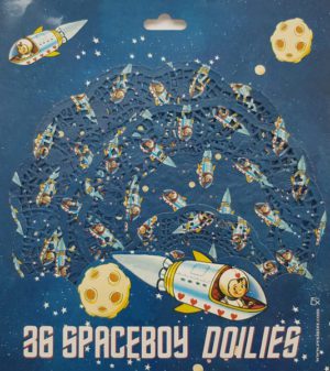 Vintage Spaceboy 36 Doilies by Rex Inter