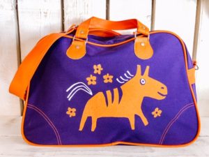 Zoo Zebra Purple Bag by Roommate