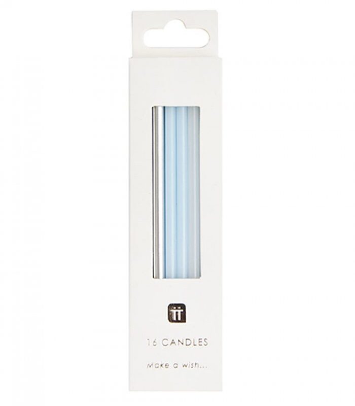 Candles in 3 shades We ♥ Blue by talking tables