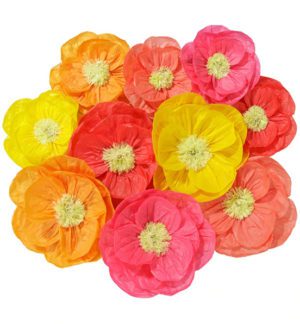 Decorative Flowers in 3 Colors