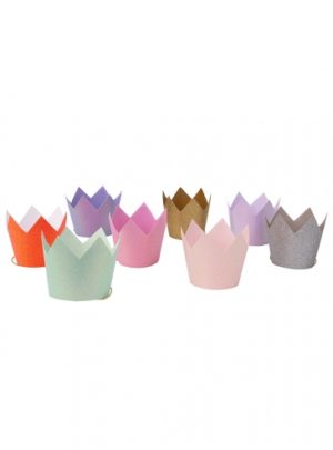 Meri Meri Crowns with glitter