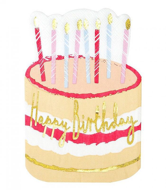 happy birthday napkins by talking tables