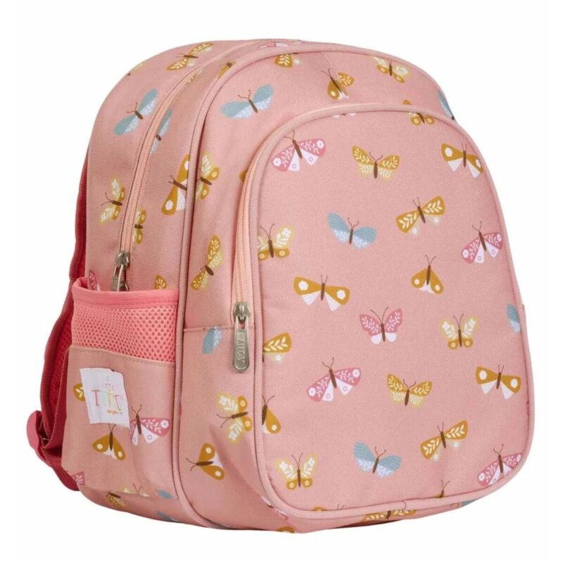 A Little Lovely Company Backpack With Isothermal Compartment 27x32x19cm Butterflies - Image 2