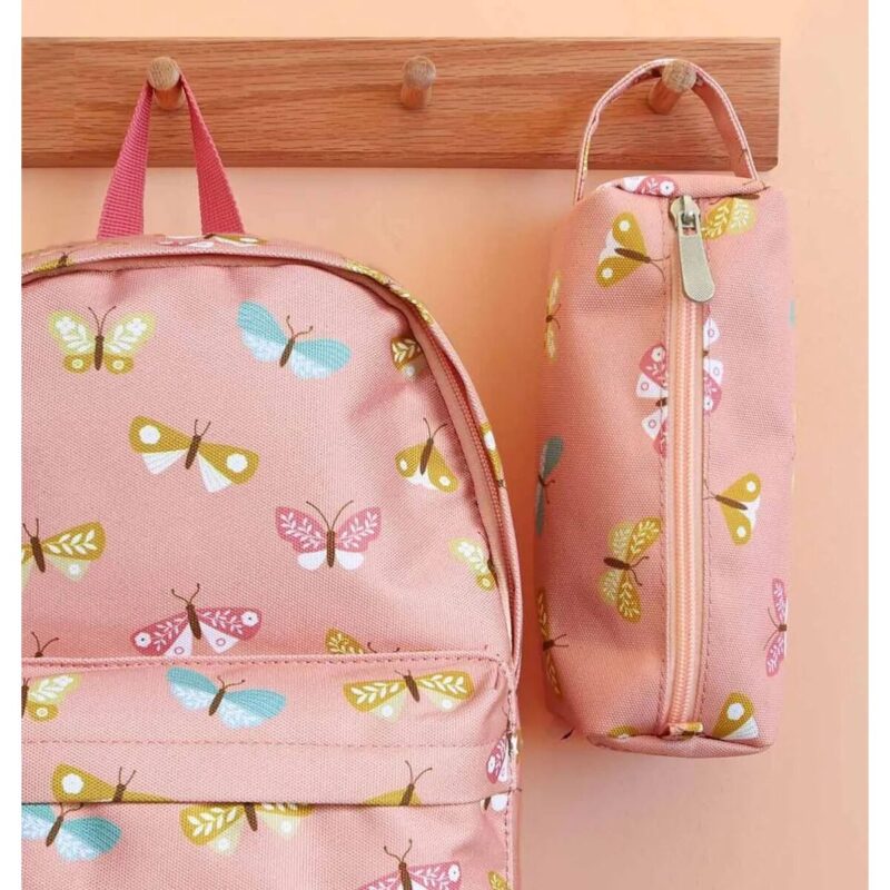 A Little Lovely Company Backpack With Isothermal Compartment 27x32x19cm Butterflies - Image 4