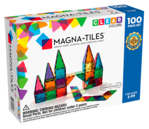 MAGNA-TILES  Clear Colors 100 Piece Set