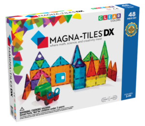MAGNA-TILES Clear Colors DX 48 Pieces