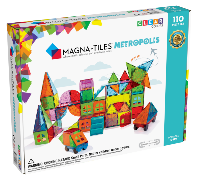 MAGNA-TILES 110 Pieces Metropolis Set