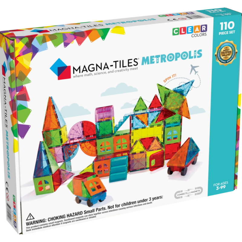 MAGNA-TILES 110 Pieces Metropolis Set