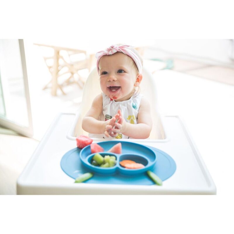 Ezpz Educational Plate 12+ Months Happy Mini Mat - Pink - Image 9