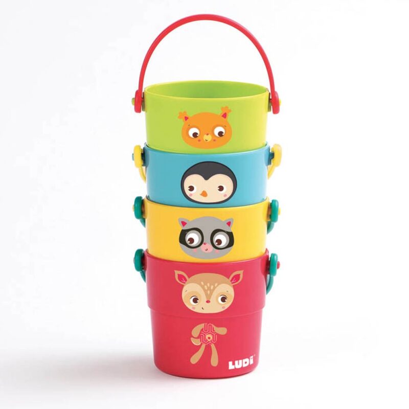 Ludi Set of bathroom buckets & stacking 4 pcs. - Image 7
