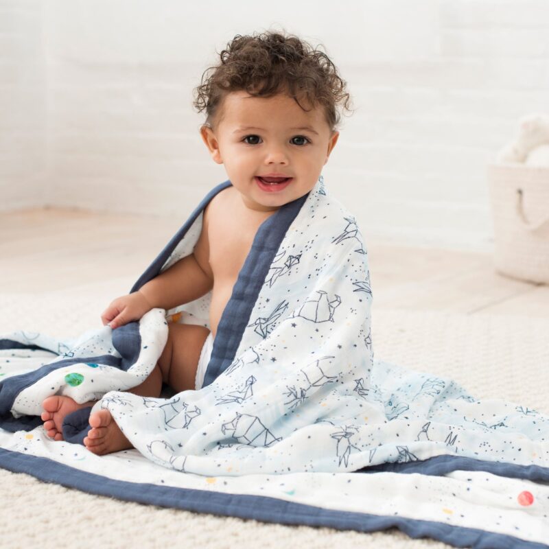 Aden & Anais Silky Soft Dream Blanket Stargaze - Image 2