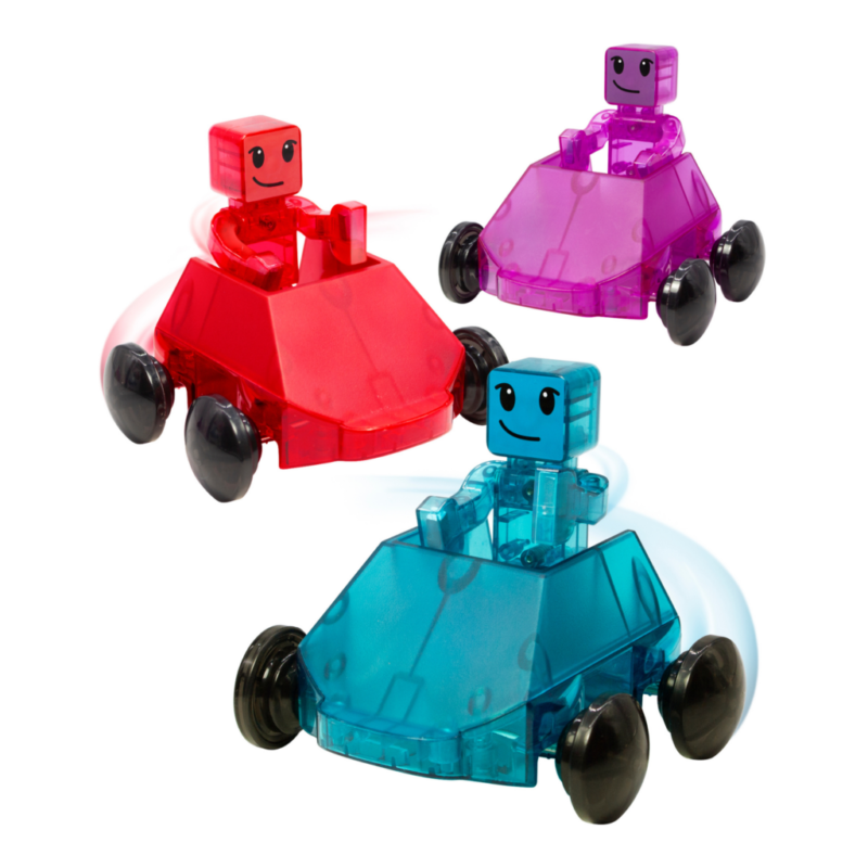 Magna-Tiles Dashers 6-Piece Set - Image 3