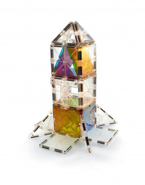 Magna-Tiles Free Style Clear Colors 40 Piece Set - Image 4