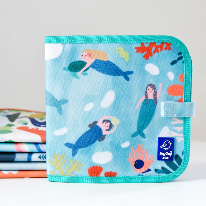 Jaq Jaq Mermaids Reusable Dry Erase, Wipe Clean Activity Book