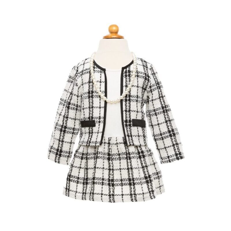 Great Pretenders Coco Channel Dress, Jacket & Necklace Outfit 4-6 Years