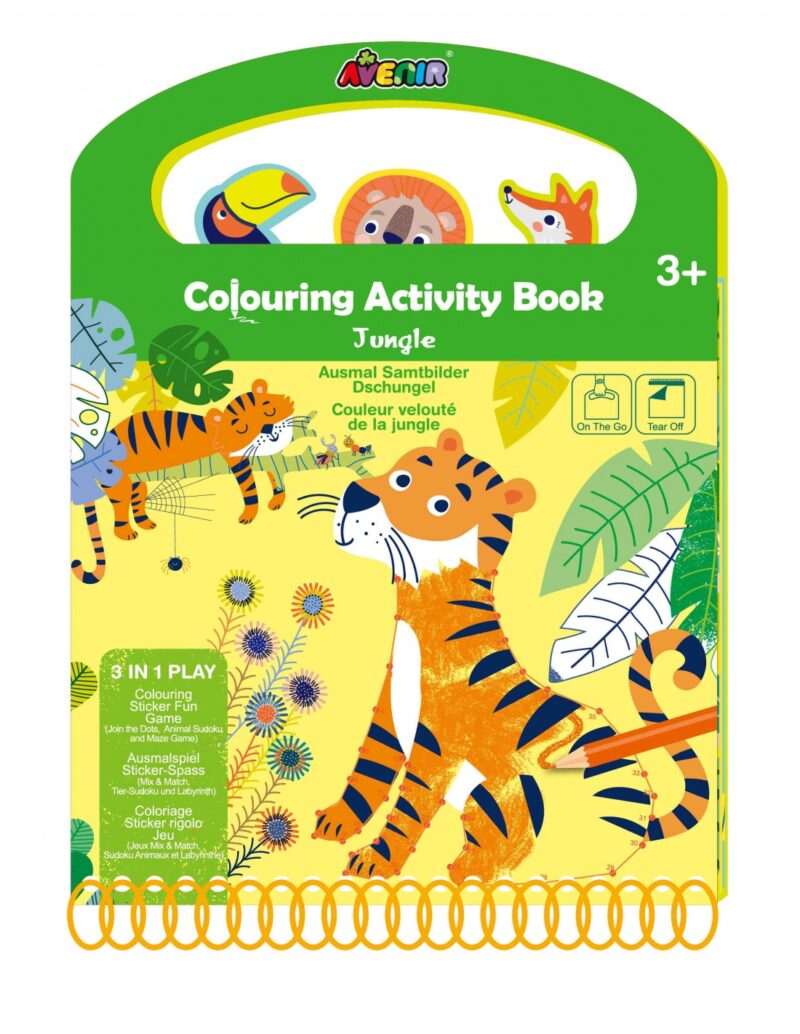 Colouring Activity Book- Jungle